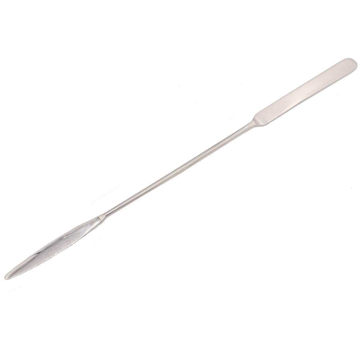 Spatule micro en acier inoxydable 19 cm durable à double embout pratique - 7