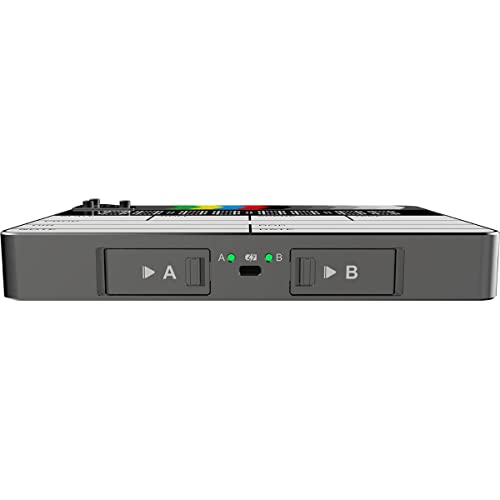 Image of Deity TC-SL1 Wireless Bluetooth-Enabled Timecode Smart Clapper Slate with Wooden Clapper, Dual NP-F550 Battery Bays, and USB-C Charging