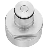 PAMINGONO Edelstahl Überdruckventiladapter Sicherheitsventilanschluss Karbonisierungskappe für Industrie und Haushalt Korrosionsbeständig und Langlebig