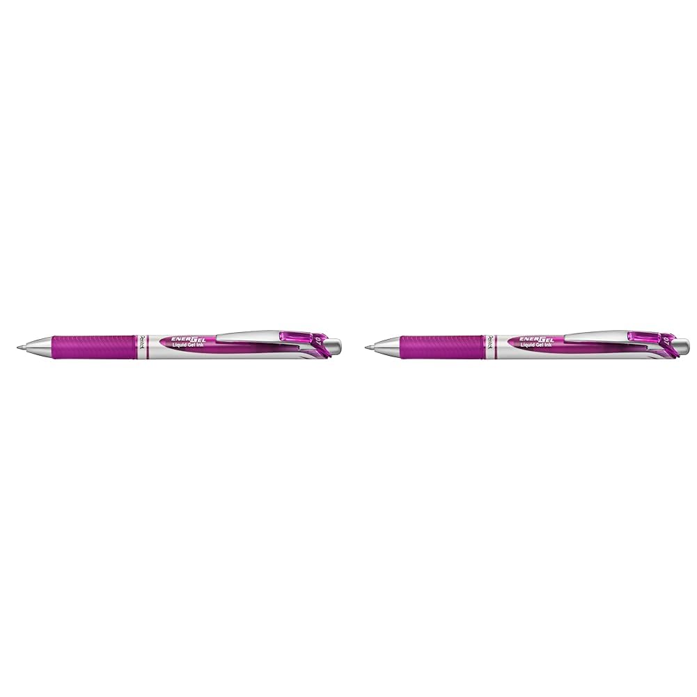 Pentel EnerGel Xm 0.7mm Rollerball - Magenta (Pack of 2)