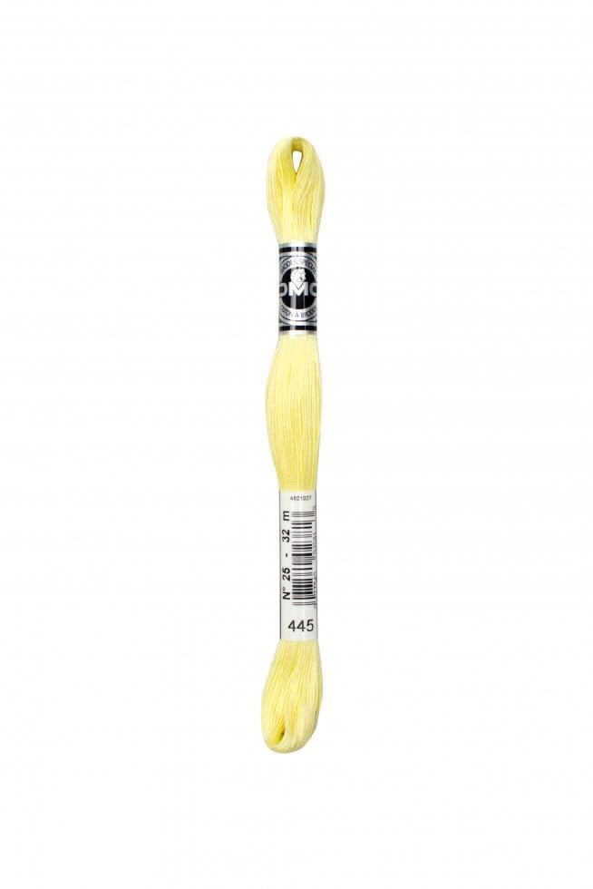 DMC Size 25 Coton A Broder Special Embroidery Thread - 445 Yellow - Each — image 1