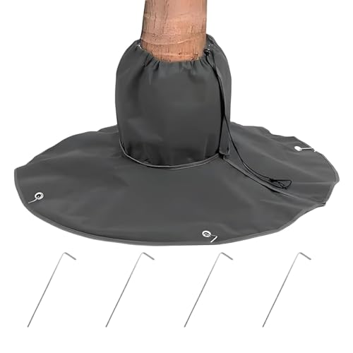 Huitrcrio Protector de raíces de árboles,Protección contra congelación de raíces de árboles | Manta Helada para Plantas al Aire Libre de 3 Capas - Protección de Invierno para raíces de Palmeras con