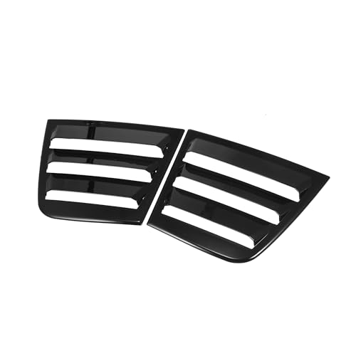 Persiennes de fenêtre latérale pour Dodge Charger 2011-2021 A ABSOPRO noir mat 2 pièces