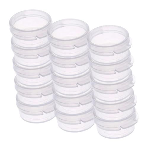 MUCKLILY Safe Plastic Soil Sample Boxes Rounded Edges 25pcs Jar for Soil Observation in Labs and Classrooms