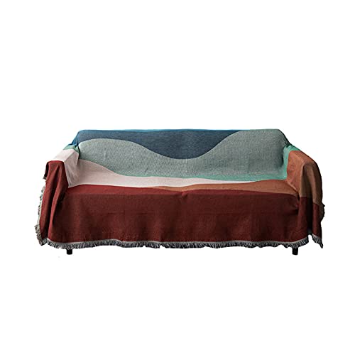 Housse de canapé motif montagne jeté de fauteuil salon plaid grand format lit et camping