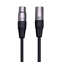 Monster Prolink Classic Microphone Cable. 30 feet Silver Contact XLR Cables. Mic Cable w/MultiTwist Construction. 95% Copper Braided Shield XLR