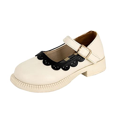 Big Kid Tennis Toddler Little Child Girl's Leather Shoes Baby Soft Soled Shoes Little Little Girls Wide Shoes2