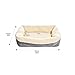 Amazon Basics Anti-Slip Self-Warming Pet Bed For Cat or Dog, Rectangle, Grey, 24
