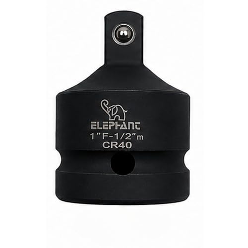 Image of Elephant Impact Socket Adapter and Reducer Use with Impact Wrenches and Drills in Auto and Impact Driver Construction Work (Impact Adaptor) (IA07)