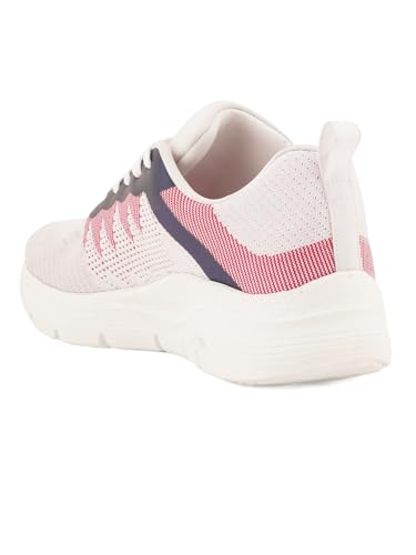 Image of Carlton London Women Comfortable Laceup Snakeer with Heels, for for Casual, Walking & Daily Use