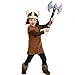 June Garden Kids Plush Viking Helmet – Soft Pretend Play Costume Hat with Silver Horns – Medieval Adventure Dress-Up Accessory for Toddlers and Kids Ages 3+