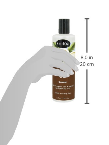 SHIKAI SHOWER GEL COCONUT 12OZ image 3