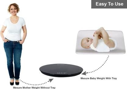 Image of MCP Healthcare Digital Baby & Adult Weighing Scale With Multifunctions Personal Human Body Weighing Scale Upto 180kg