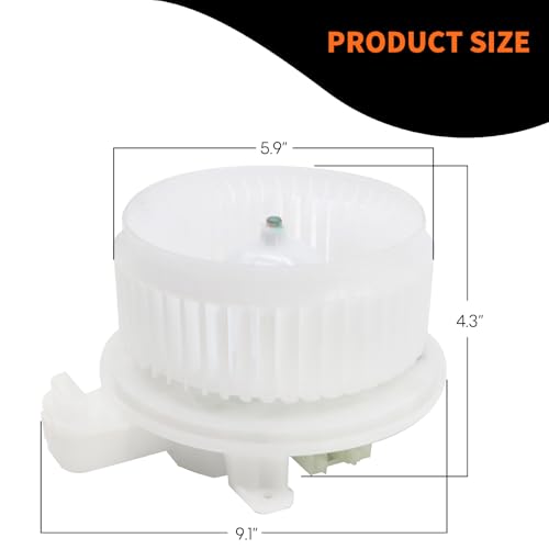 Image of 700298 HVAC Heater Blower Motor Compatible with Sequoia 2008-2022 | Replaces 871030C051 75050 TO3126128 615-50184, Reinforced Outer Frame Shell, Aligned Standard Mount Points