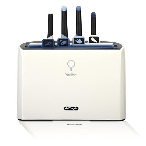 Comparison: Best Cutting Board Youtube 6 Etespie Smart Cutting Board and Knife Set,Self Cleaning Cutting Board and Knife Set with 4 Stainless Steel Knives,4 Color Coded Cutting Boards