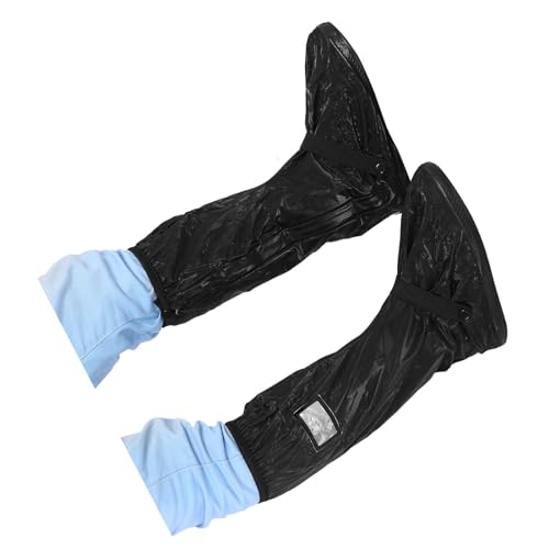 Protector de zapatos Estink, PVC antideslizante reutilizable para días de lluvia y ciclismo (Negro XL) miniatura 5