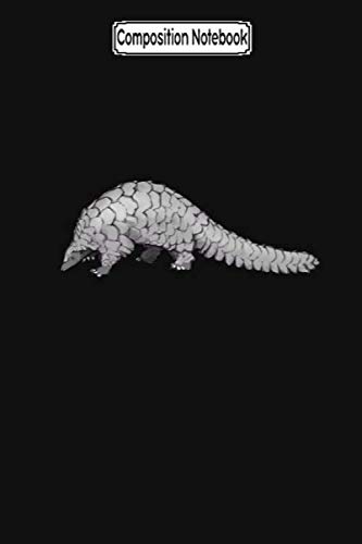 Composition Notebook: Nocturnal animals - pangolin Journal Notebook Blank Lined Ruled 6x9 100 Pages