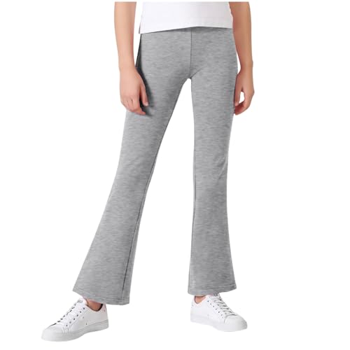 Girls Flare Leggings Cute Kids Bell Bottom with Elastic Waist Bootcut Yoga Pants Winter Outfits Trendy Teen Clothes4