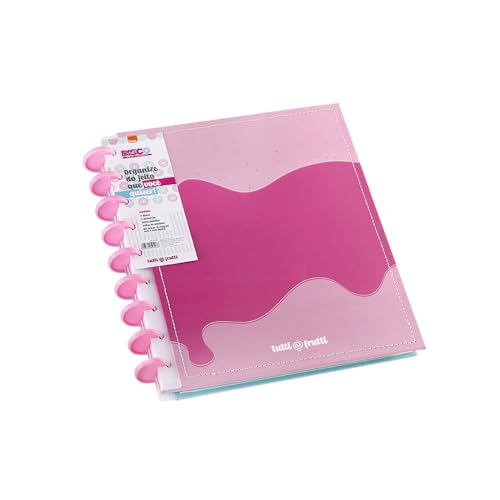 Caderno Disco Colegial 242x190mm 80fls BRW Tutti-Frutti