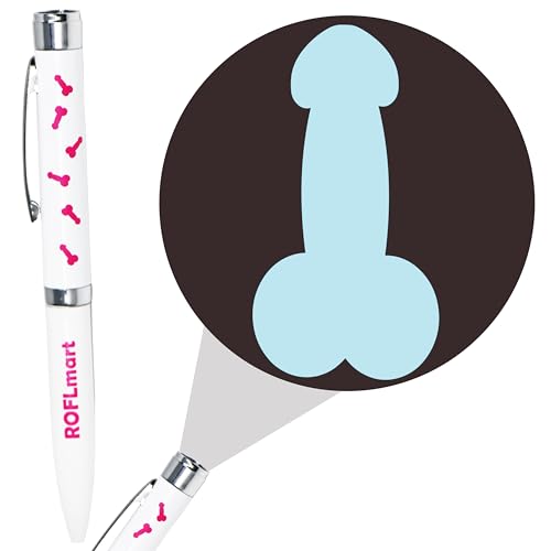 ROFLmart Light Up Penis Projector Pen Novelty For Bachelorette Parties or Office Gift