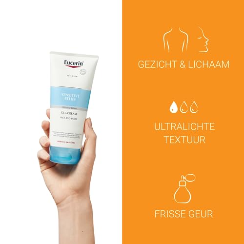 Eucerin Sun Protection Sensitive Relief After-Sun Cream-Gel 200ml, White, 200 ml (Pack of 1) - Image 2