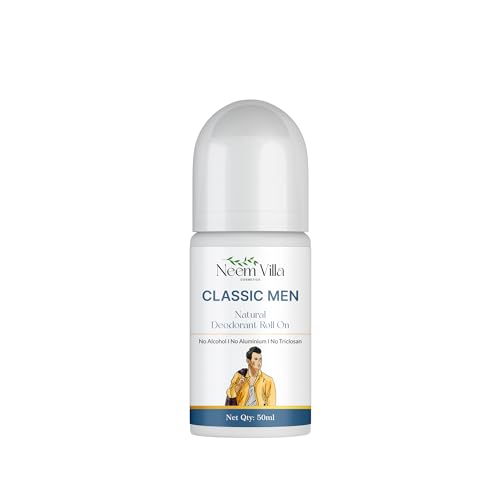 Image of Roll-On & Underarms Roll-On Duo - Alcohol-Free, Silicon-Free, Paraben-Free, Elegance Infused, Underarm Whitening Natural Roll On, Deodorant For Women&Men - 50 ml (CLASSIC MEN)