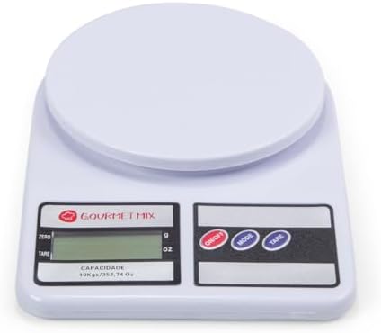 Gourmet Mix Balança de Cozinha Digital de Precisão até 10Kg Compa...