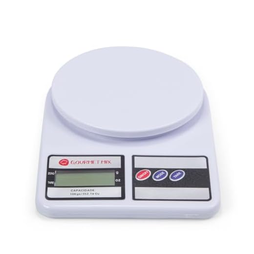 Gourmet Mix Balança de Cozinha Digital de Precisão até 10Kg Compacta para Receitas Doces e Salgadas, artesanato, delivery e laboratórios