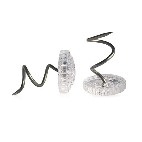 subrtex Twist Pins/Headliner Pins/Push Pins for Upholstery, Bedskirt and Slipcovers with Plastic Contain Box, 20 Pieces