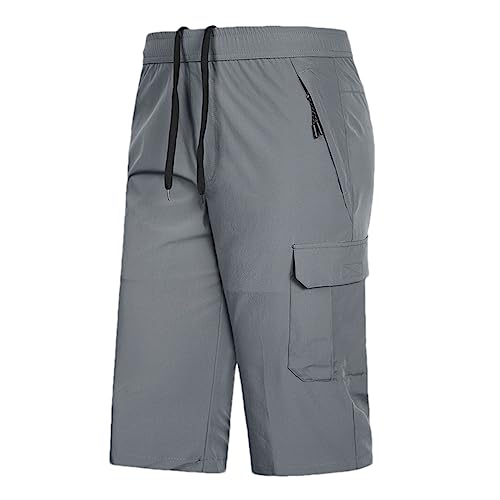 Short cargo à séchage rapide pour homme Hndudnff slim respirant