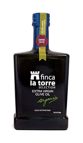 Finca La Torre Selección - Natives Olivenöl Extra Hojiblanca BIO - 0,5 l Flasche (1 x 500 ml)
