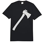 Black ax Comfort Colors Adult Heavyweight T-Shirt
