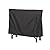 Shelter, Medium SLRCD-M Deluxe Weather Protective Firewood Storage Cover, Fits SLRM Log Rack, Heavy-Duty Zippers for Easy Access w/Grommets for tie (48" x 21" x 38"), Black