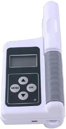 Digital Chlorophyll Meter Plant Nutrition Tester Analyzer with Chlorophyll Range 0.0‐99.9SPAD Nitrogen 0.0‐99.9mg/g Leaf Temperature:‐10‐99.9°C Leaf Humidity: 0.0‐99.9RH%