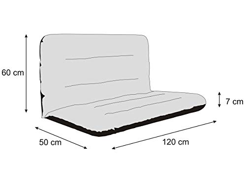 Cuscino da giardino con schienale e seduta, da 2