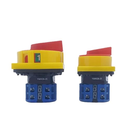 Interrupteur à came LW26GS-20/04-2 résistant aux arcs électriques pour coupure sûre 20A