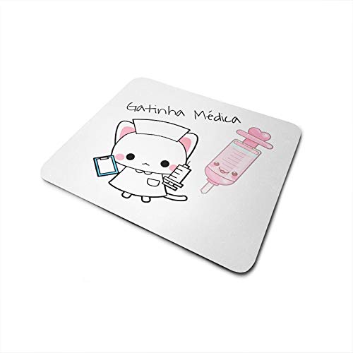 Mouse Pad Gatinha M&eacute;dica