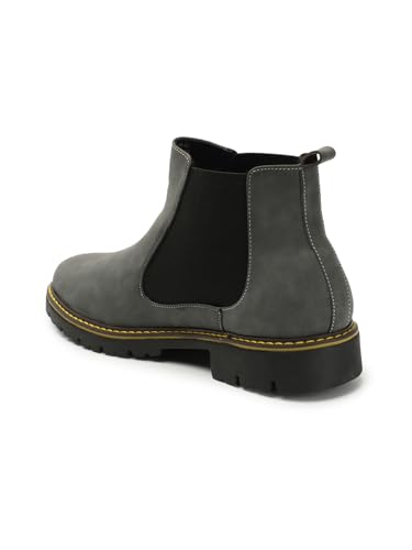 Image of Carlton London Men's Classic Suede Slip On Chelsea Ankle Boots