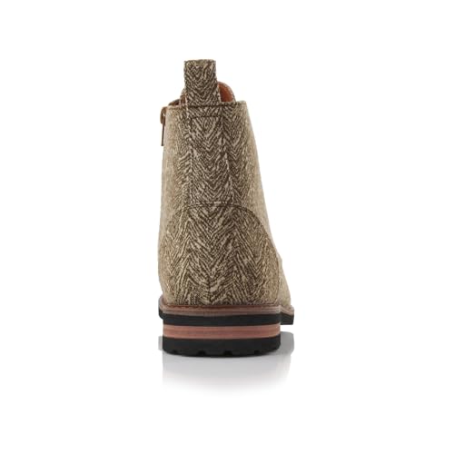 Image of Polar Fox Men's Ankle Dress Boots | Lace-up Casual Fashion Boot Collection | Cap Toe & Plain Toe Styles |