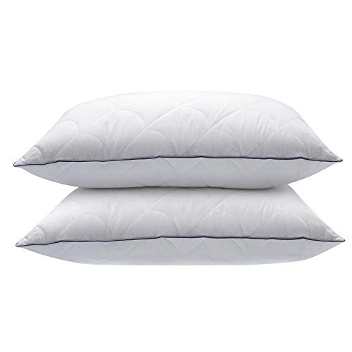 Sable Pillows for Sleeping, 2 Pack Hotel Collection Bed Pillows, FDA Registered, 100%