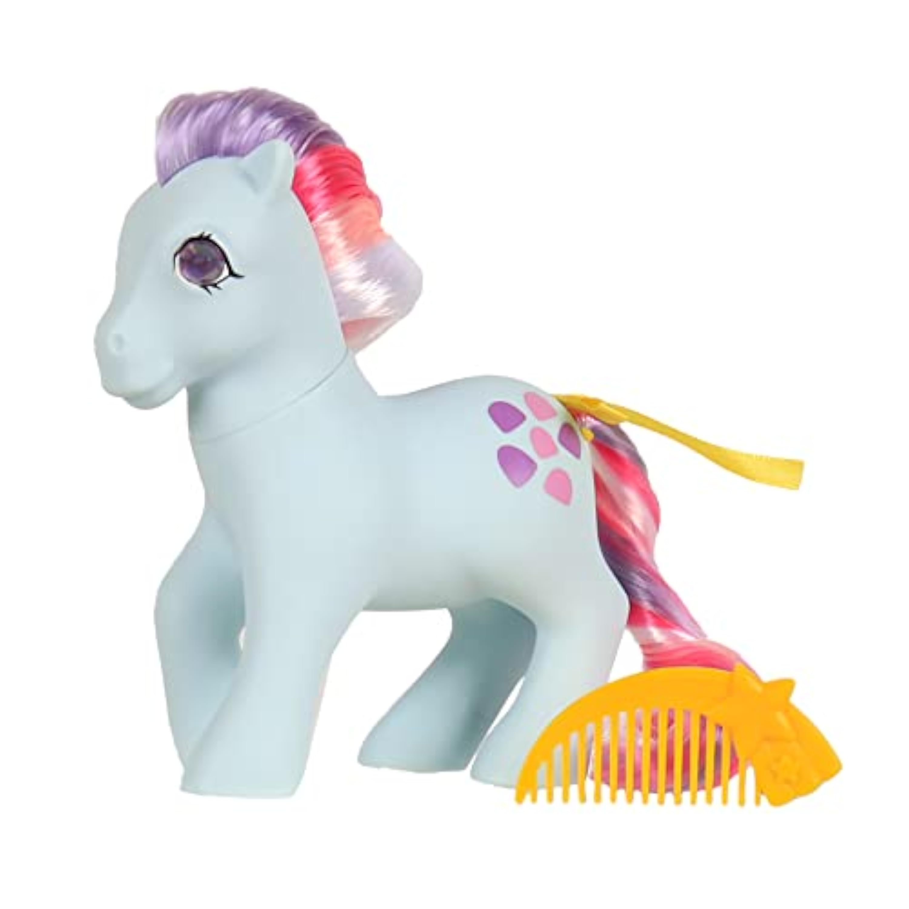 Basic Fun My Little Pony, Rainbow Ponies Sweet Stuff Classic Pony, 35297, colección Twinkle-Eyed, Regalos de Caballos Retro, Caballos de Juguete para niños y niñas de a Partir de 3 años