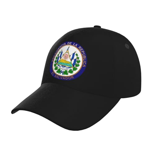 El Salvador Coat of Arms Baseball Hats for Men and Women - Classic Adjustable Hats