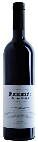 Vino tinto Gran Reserva, Monasterio de las Viñas, DO Cariñena, botella 750ml