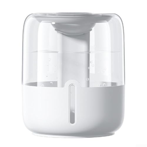 Humidificador de gran capacidad de 6,8 L con doble función de pulverización USB, luz nocturna y pantalla digital para una humedad duradera en el hogar o el trabajo (blanco) Humidificador de gran capacidad de 6,8 L con doble función de pulverización USB, luz nocturna y pantalla digital para una humedad duradera en el hogar o el trabajo (blanco)