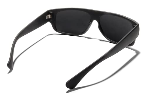 ShadyVEU Retro 80s OG Slim Flat Top Ultra Dark Blackout Welding Eclipse Mens Womens Sunglasses2