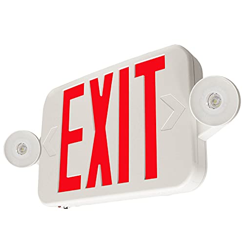 CR Combination Emergency & Exit Light Red