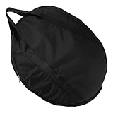 WATIIFUFU 耐摩耗小型シンバルバッグ 素材製 筒形収納ポーチ 楽器用収納ケース ブラック 軽量で変形防止 音楽家向け 設計