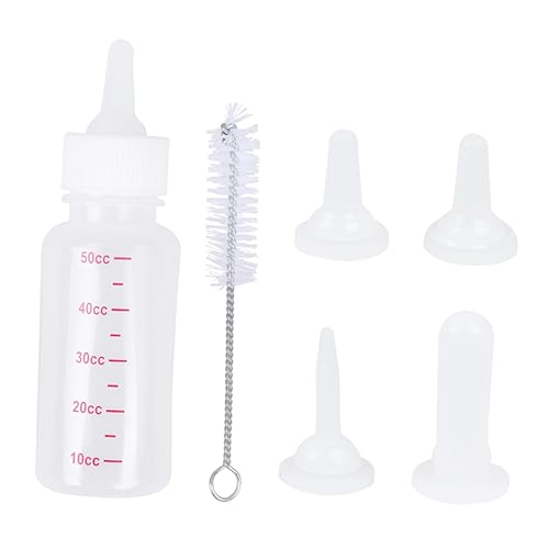 BESPORTBLE 3 Sizes Feeding Bottle Set for Kitten Puppy Pet Nursing Bottles Silicone Pp for Dogs Cats Rabbits
