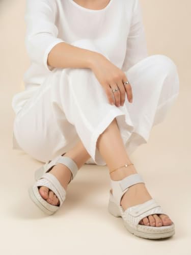Image of Inc.5 Womens Beige Casual Solid Round Toe Sandals
