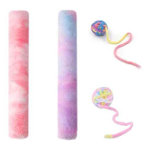 TuneYune Pet 4-Piece Set Teeth Grinding Wool Ball Cat Soft Pillow Cat Mint Toy Indoor Interactive Cat Toy Play